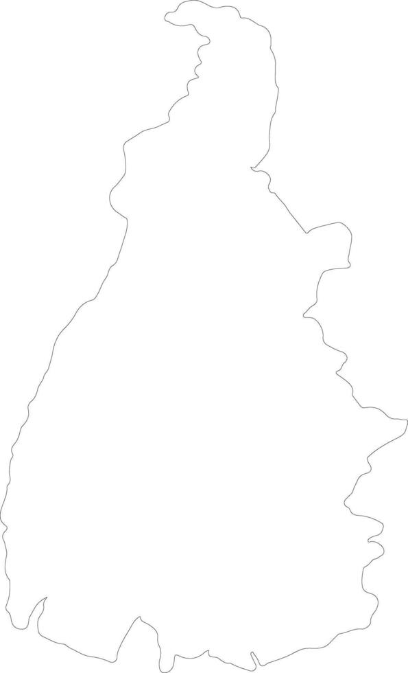 Tocantins Brazil outline map vector