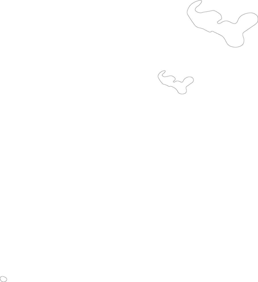 Tongatapu Tonga outline map vector