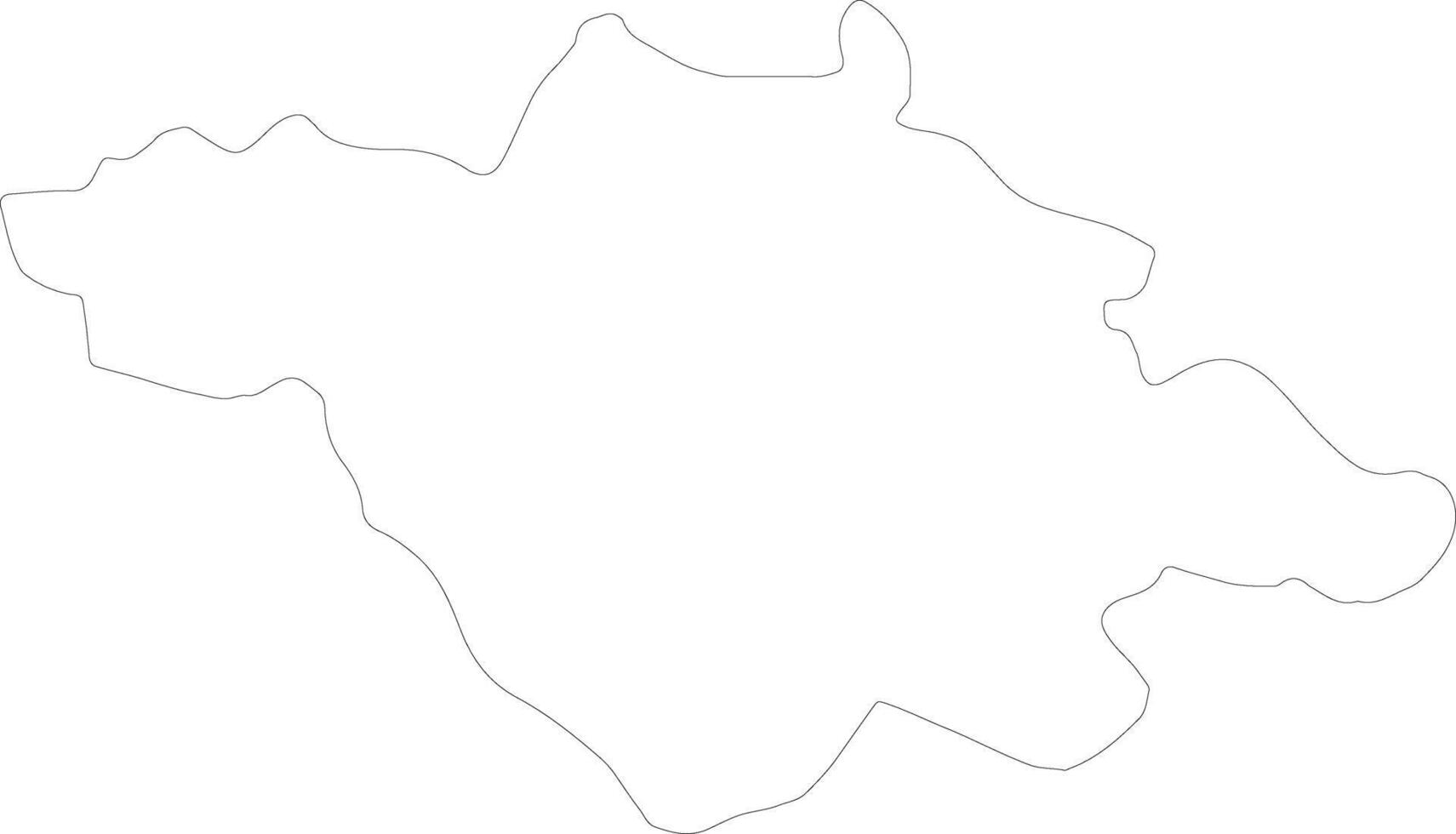 Tlaxcala Mexico outline map vector