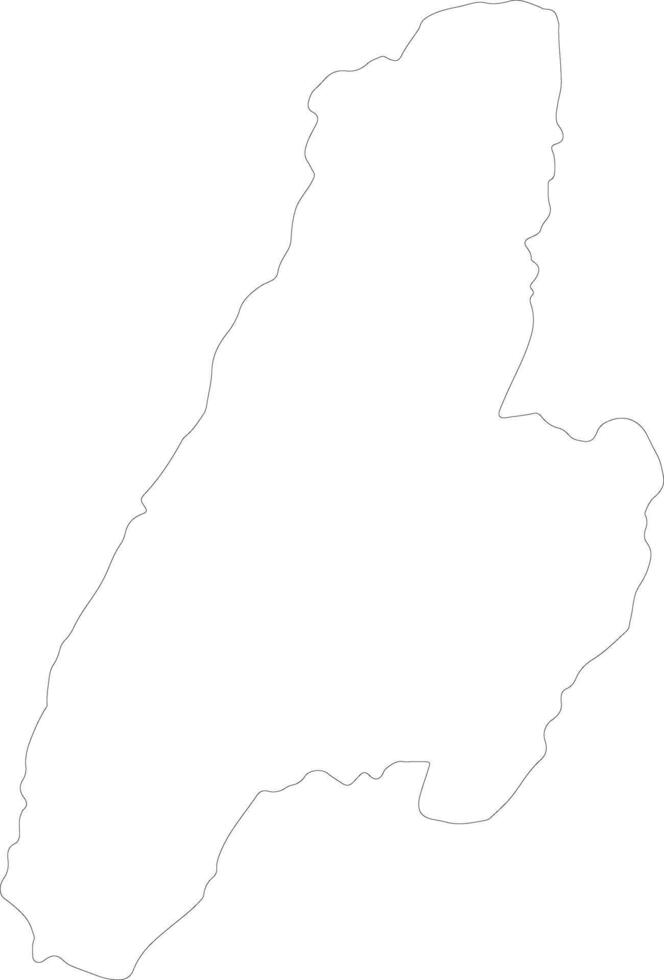 Tolima Colombia outline map vector