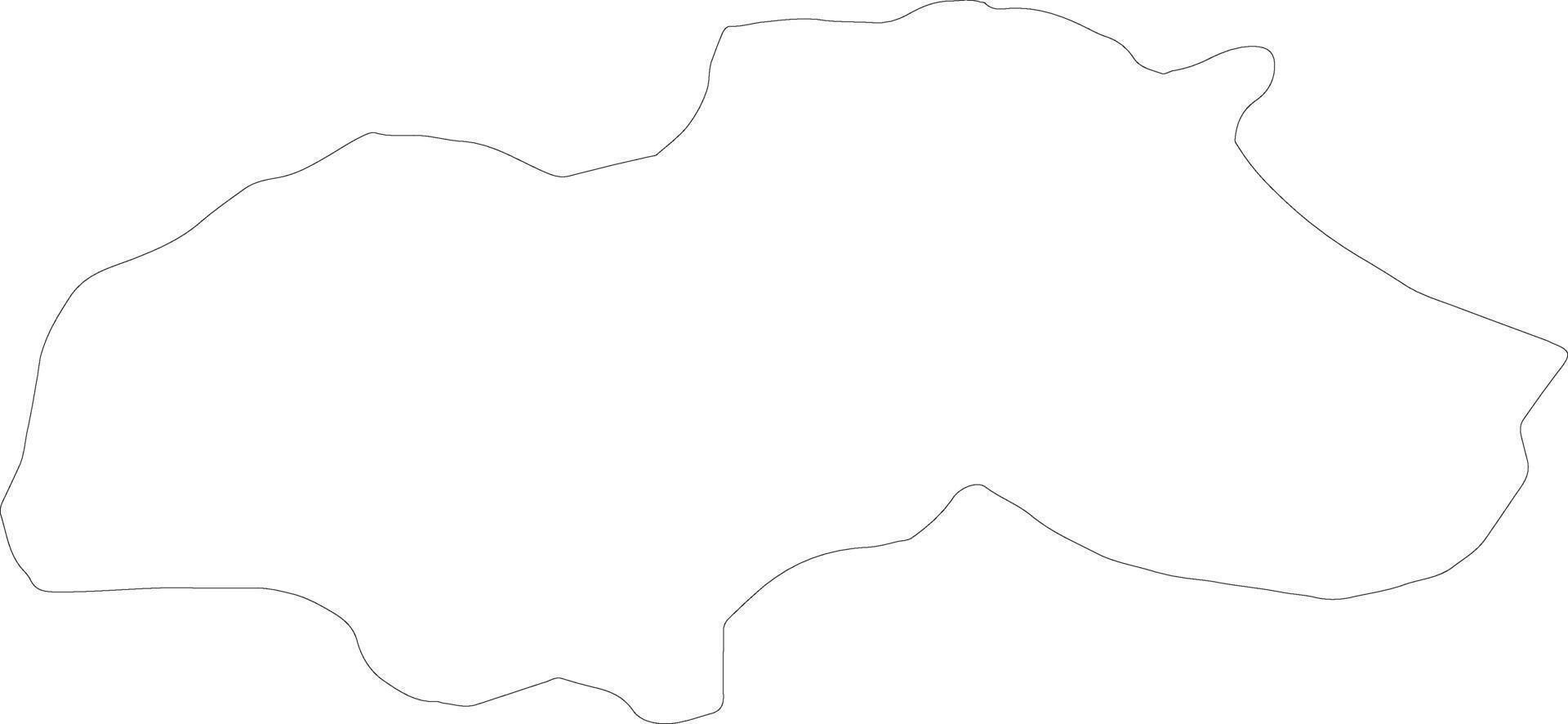 Trebnje Slovenia outline map vector