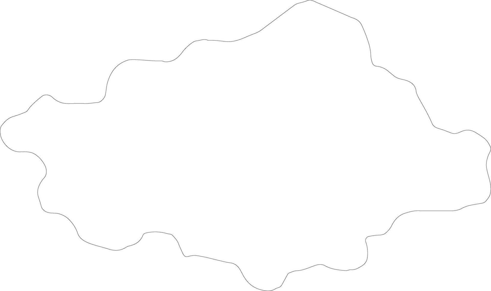 Treviso Italy outline map vector