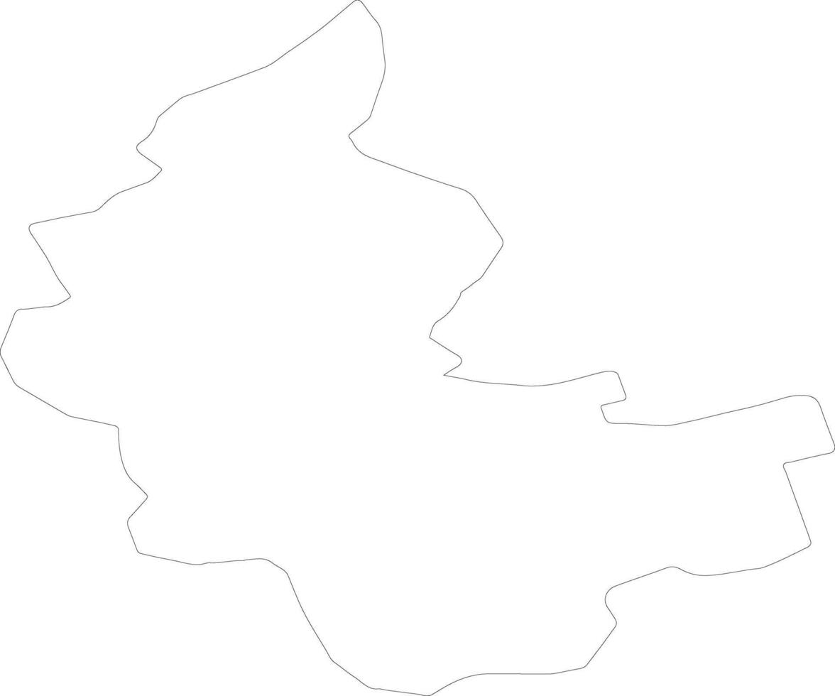tukums Letonia contorno mapa vector