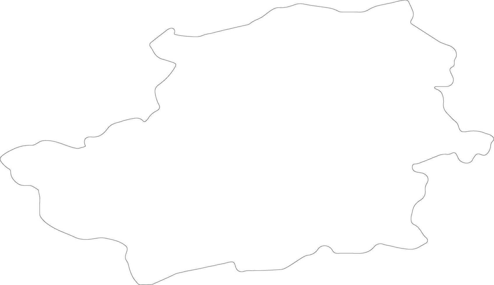 Turin Italy outline map vector