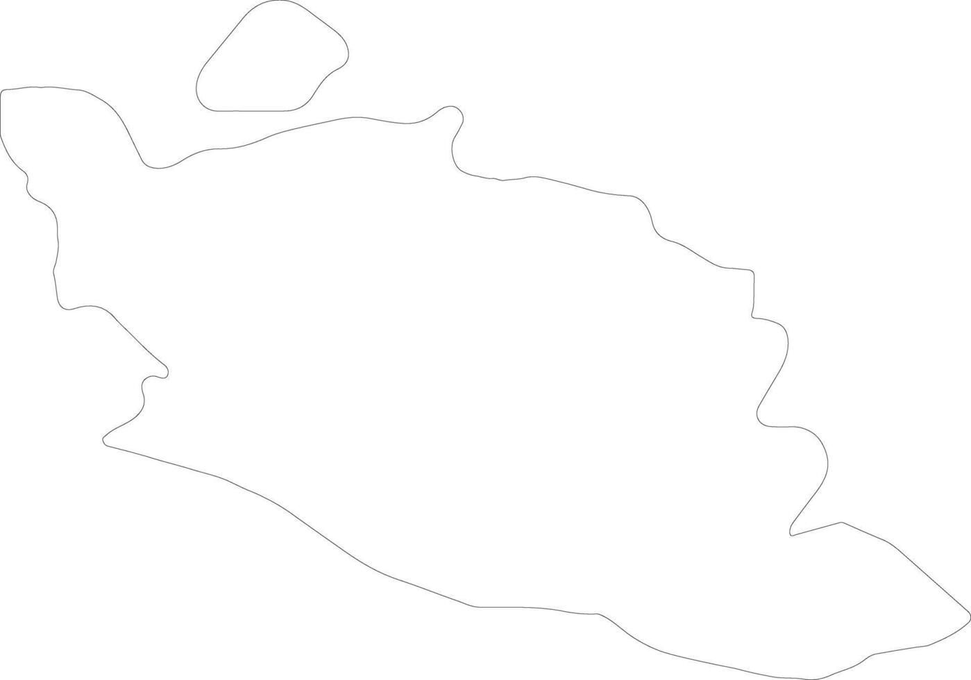 Vaucluse Francia contorno mapa vector