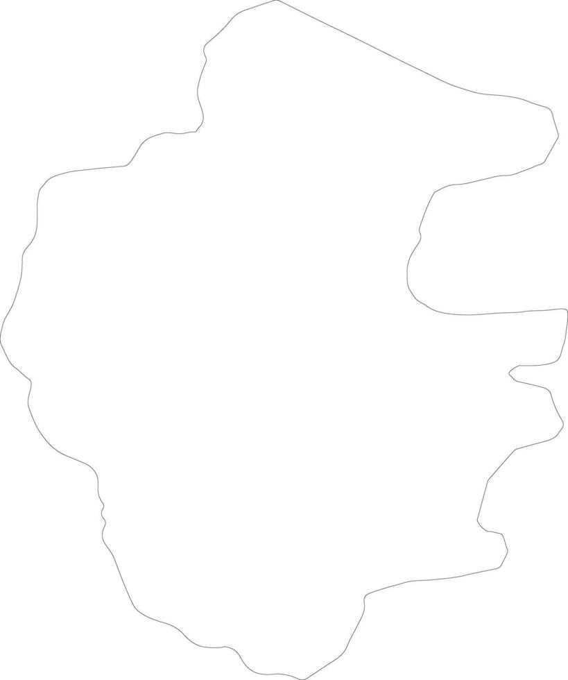 Vidin Bulgaria outline map vector