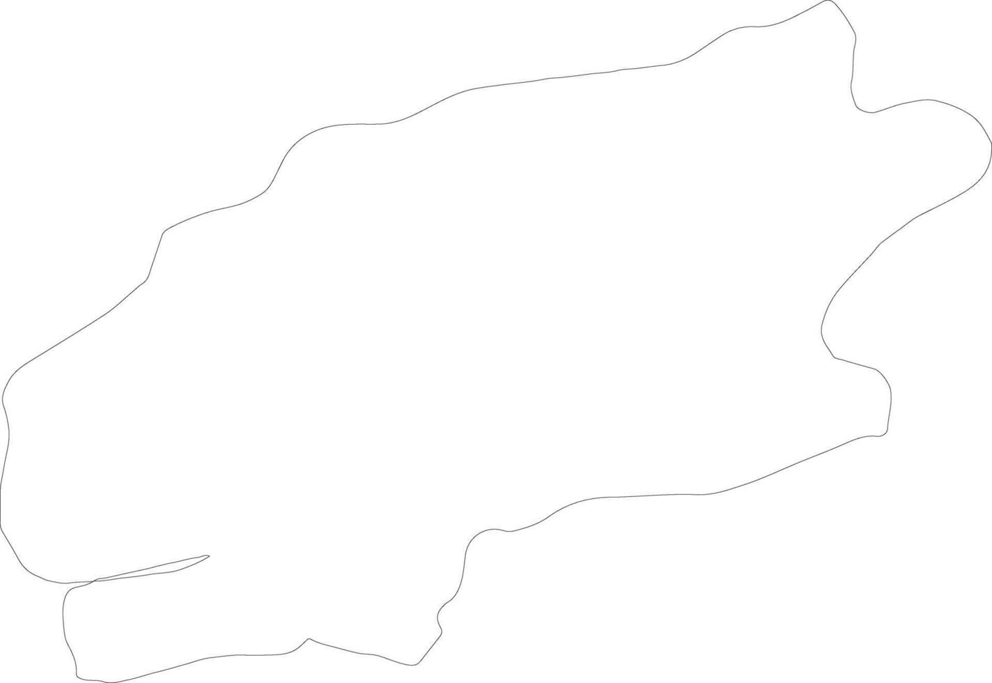 Viana do Castelo Portugal outline map vector