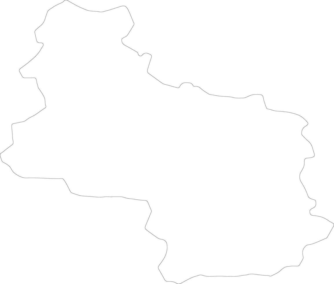 veliko tarnovo Bulgaria contorno mapa vector