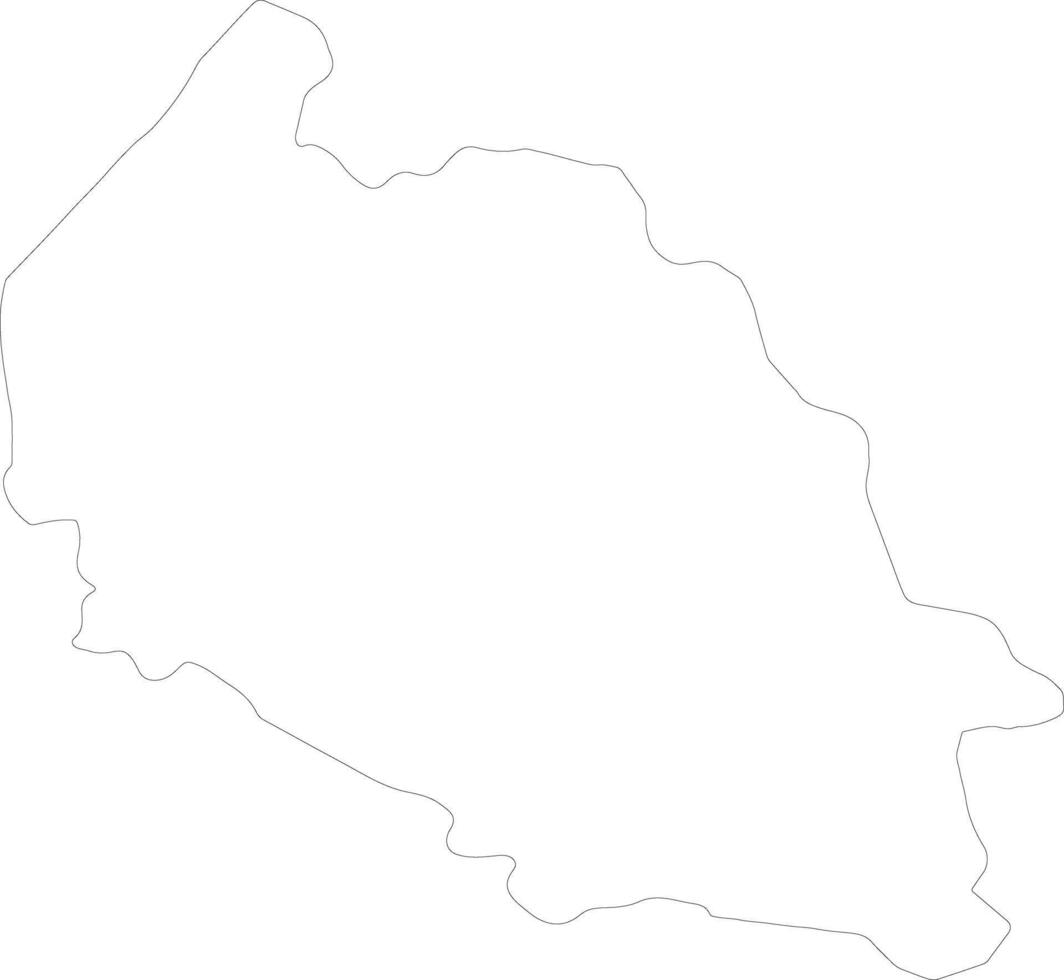 Verona Italy outline map vector