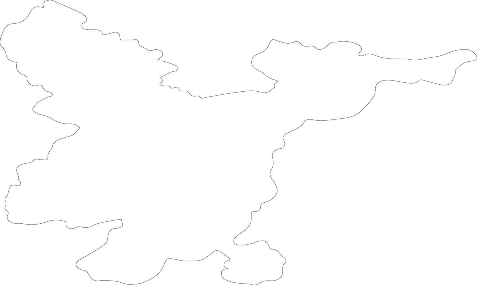 Vilniaus Lithuania outline map vector
