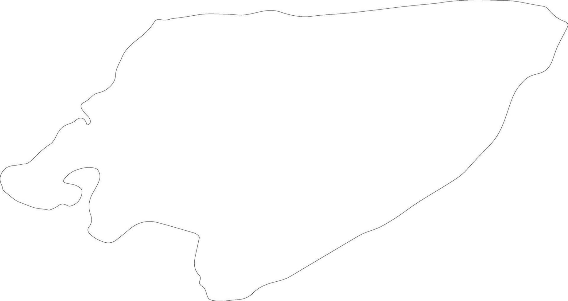 Wellington nuevo Zelanda contorno mapa vector