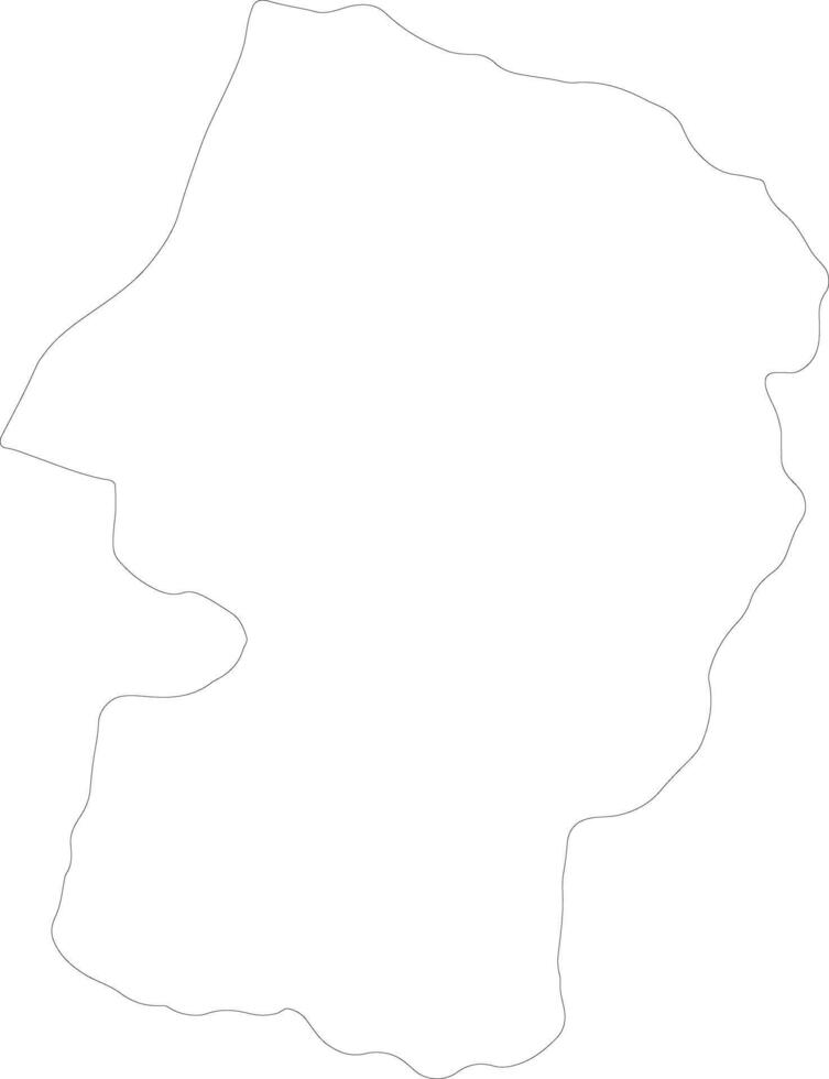 Yamagata Japan outline map vector