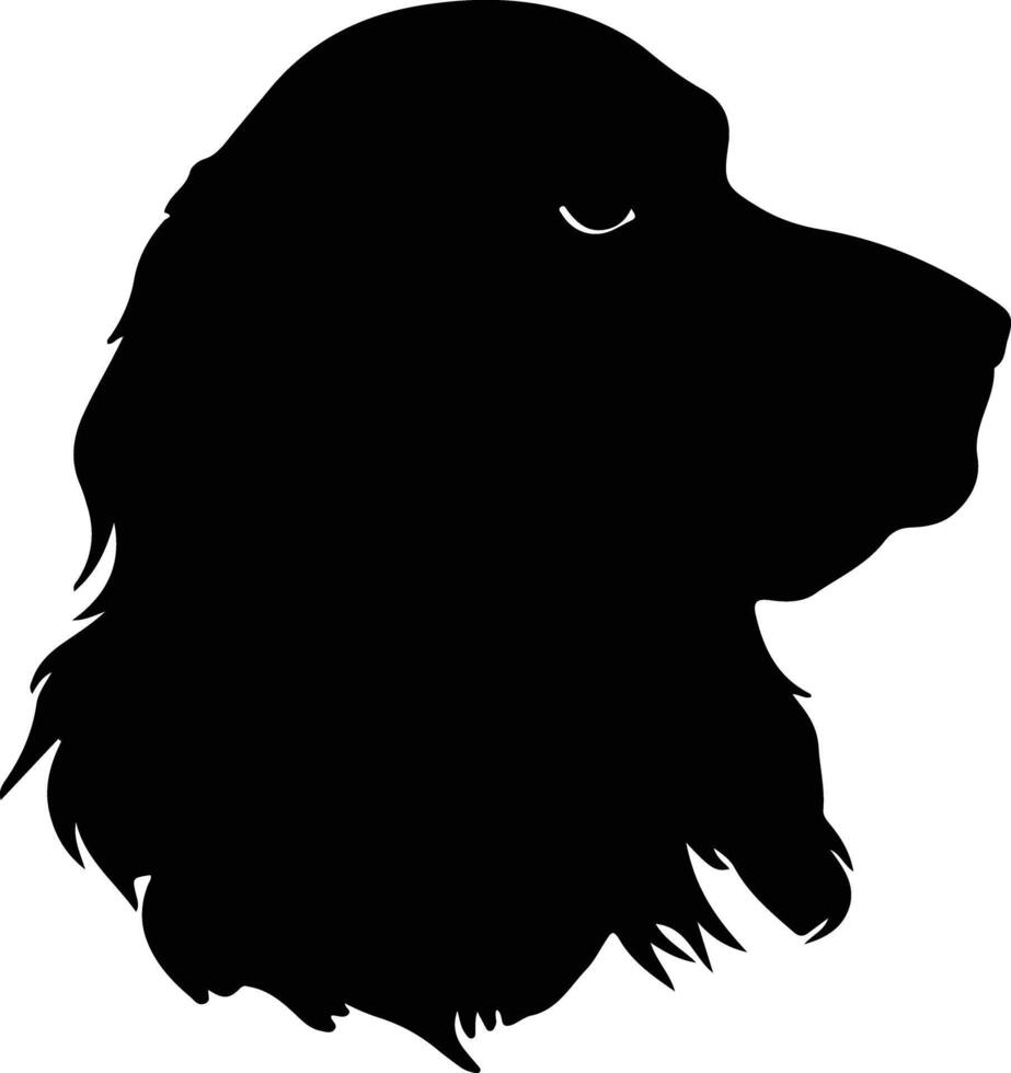 American Cocker Spaniel silhouette vector