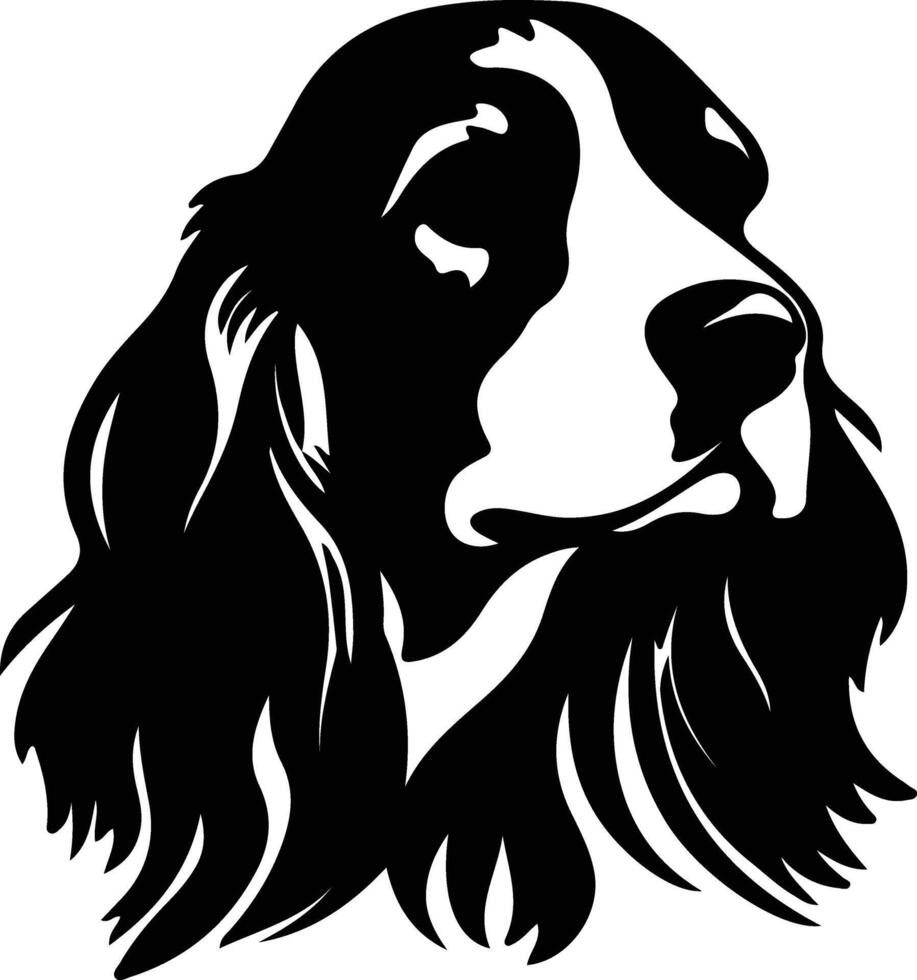 American Cocker Spaniel silhouette vector