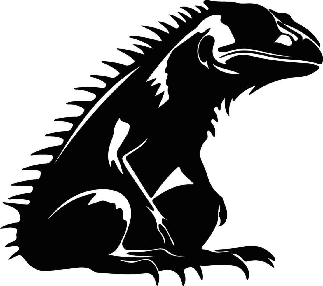 Doedicurus black silhouette vector