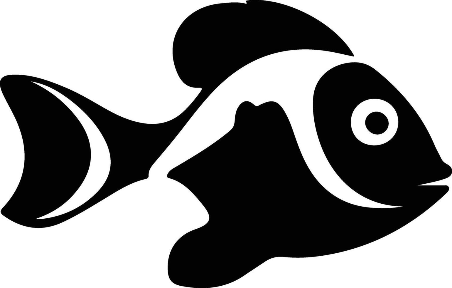 dory black silhouette vector