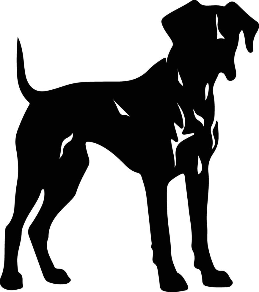 Great Dane portrait vector