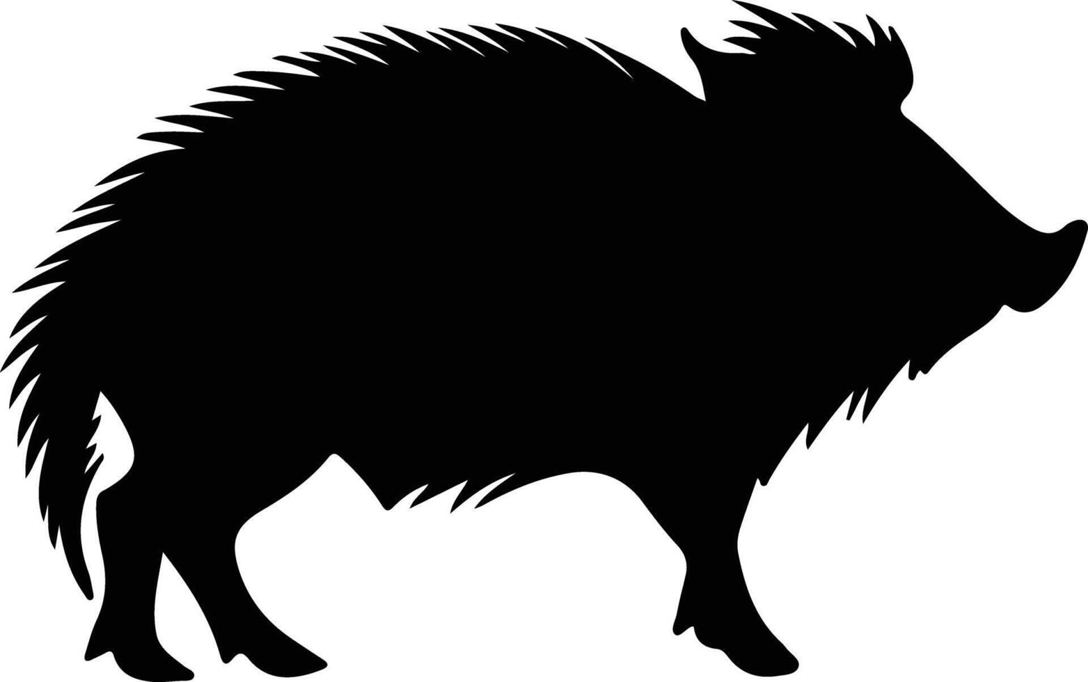 javelina black silhouette 38101337 Vector Art at Vecteezy