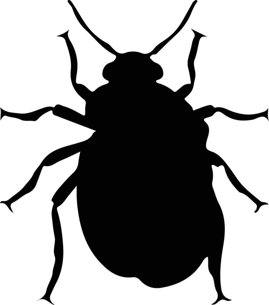 junebug black silhouette vector