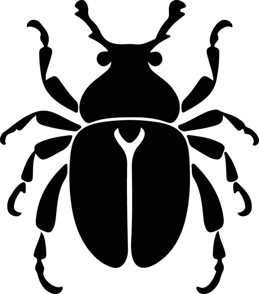 junebug black silhouette vector