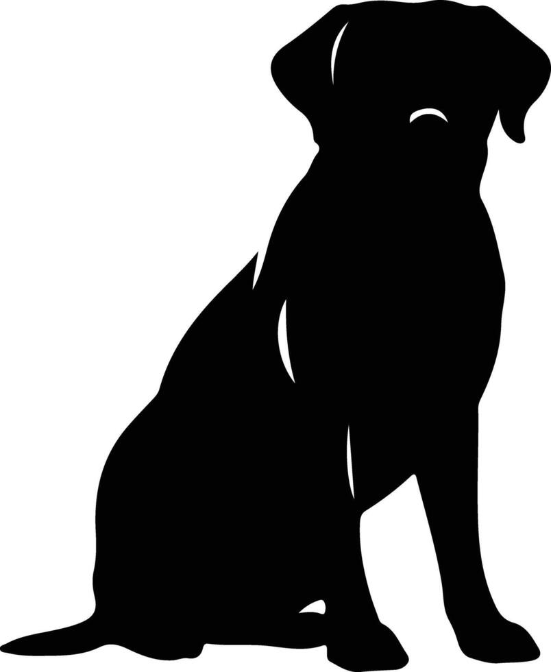 Labrador perdiguero retrato vector