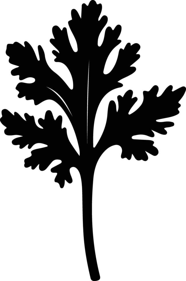 celery  black silhouette vector