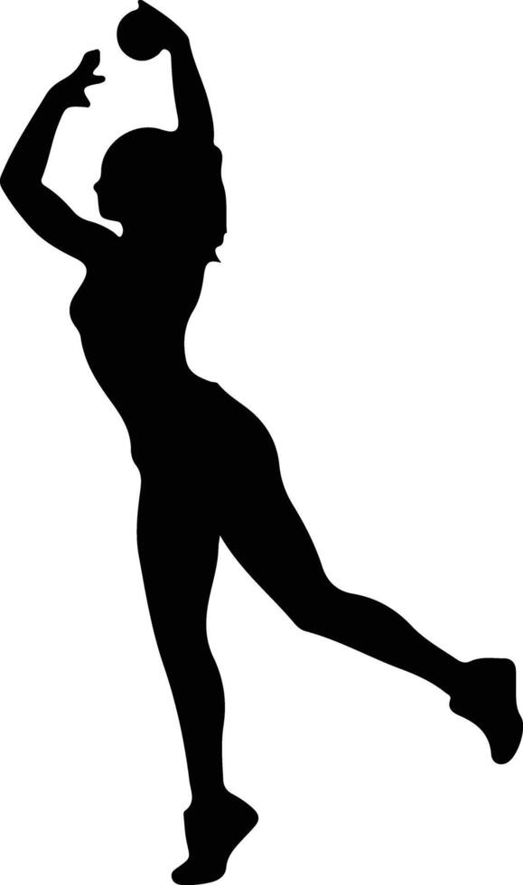 exercise black silhouette vector