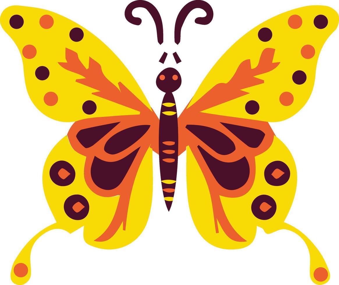 Cute and Beautiful Butterfly Vector