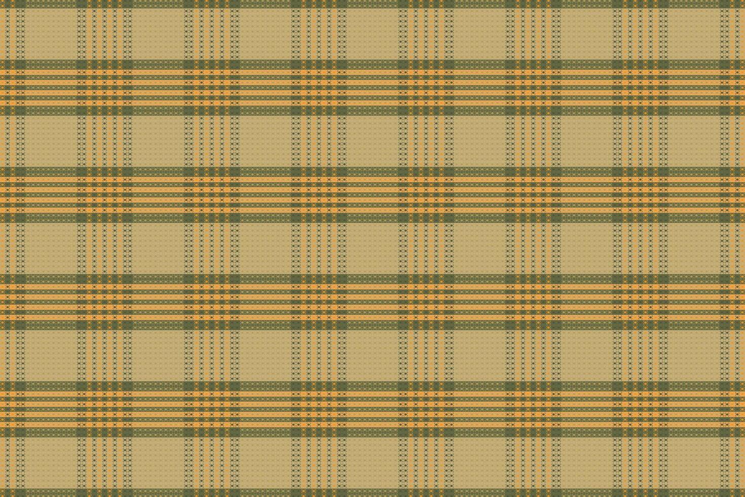 Tartan plaid pattern with texture and warm color. vector