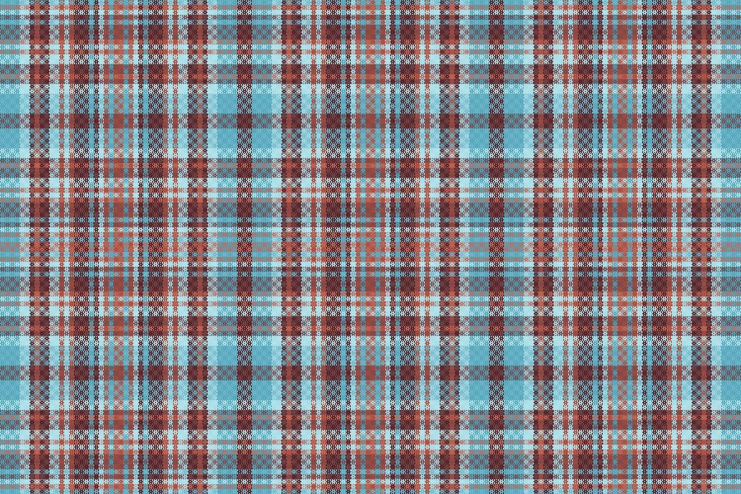 Tartan plaid pattern with texture and warm color. vector
