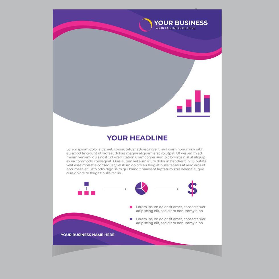 Minimal Poster Brochure Flyer design Layout background vector template Poster cover book design template with space for photo background, Use for annual report,