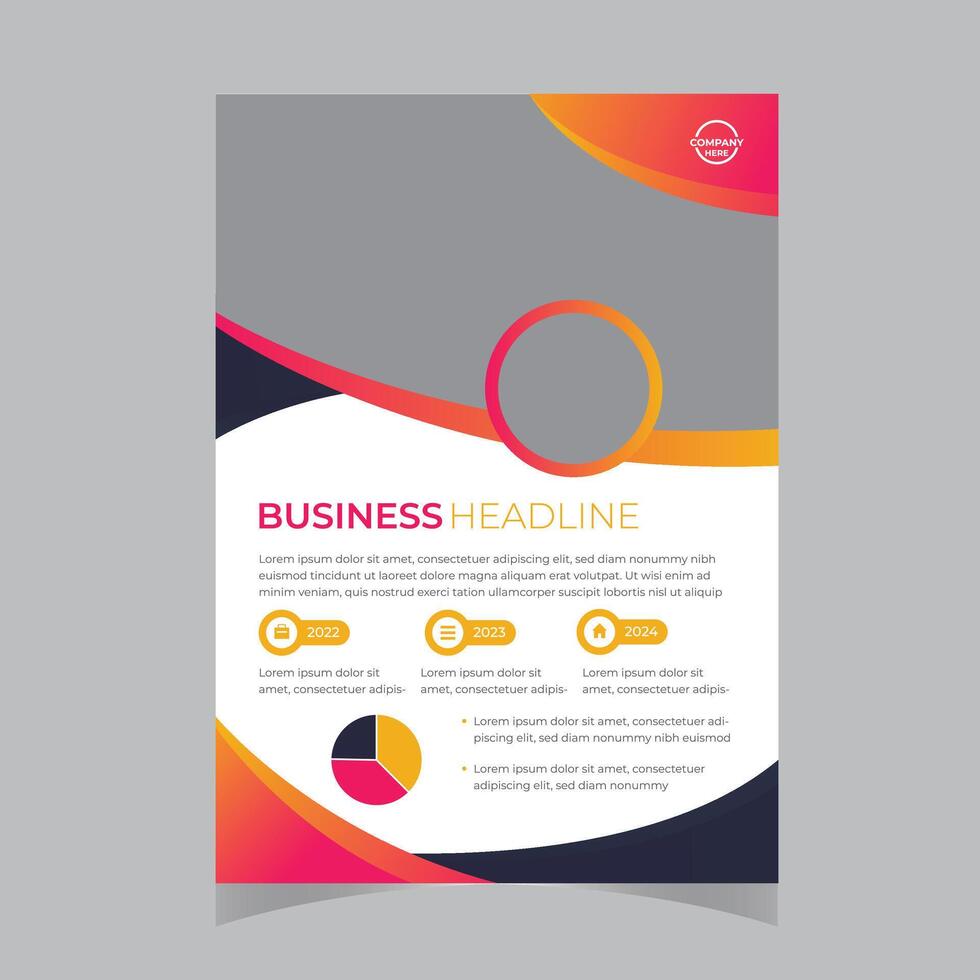Corporate business flyer template design set, Brochure design, cover modern layout, annual report, poster, flyer in A4 with colorful business proposal, promotion, advertise, publication, cover page vector