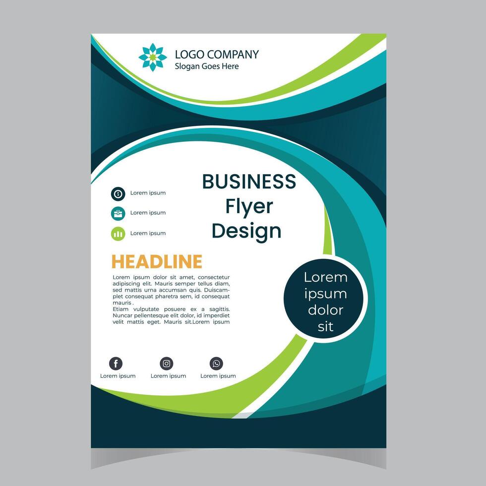 Poster cover book design template with space for photo background, Use for annual report, vector