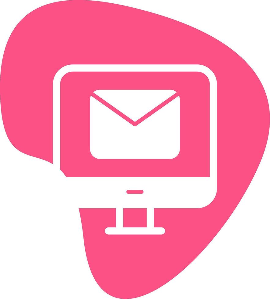 Computer Email Vecto Icon vector