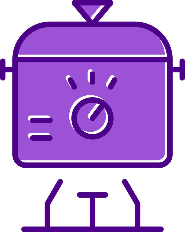 Slow Cooker Vecto Icon vector