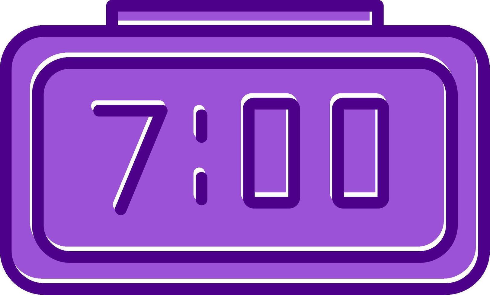 Digital Clock Vecto Icon vector