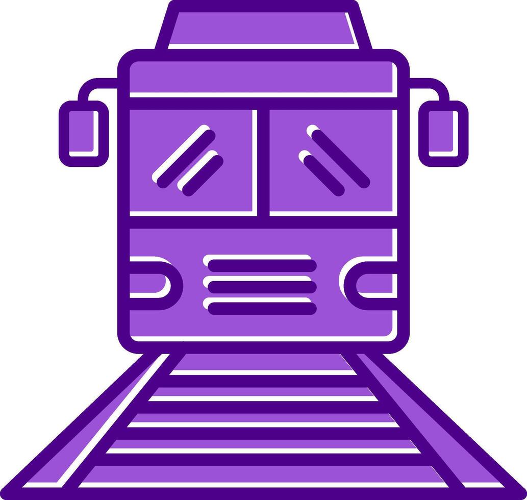 tren vecto icono vector