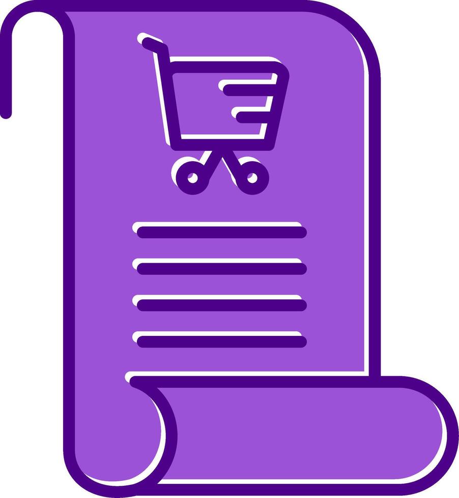 Shopping List Vecto Icon vector