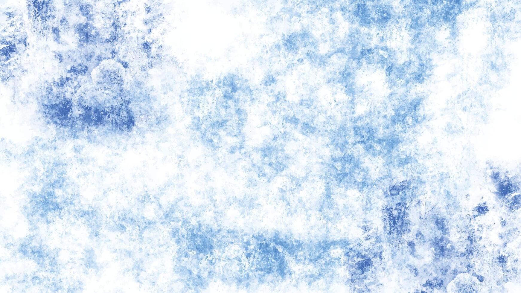 Distressed blue grunge texture on a white background, vector