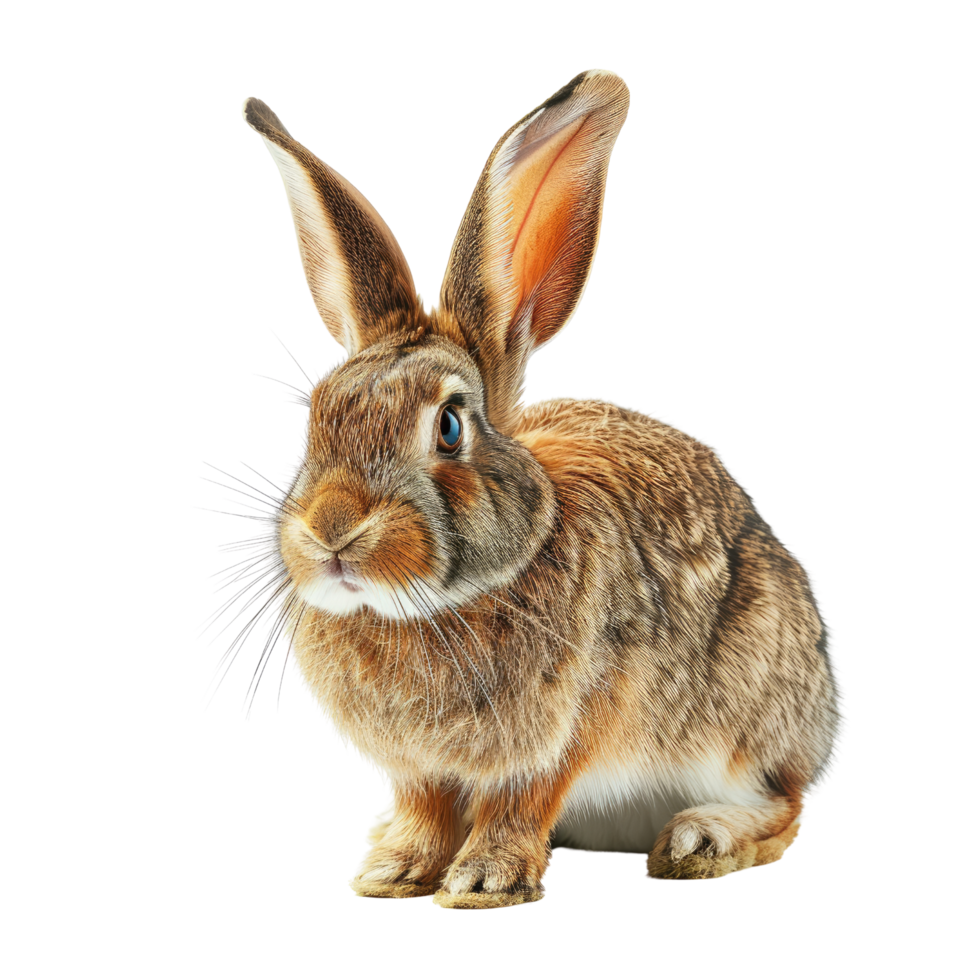 AI generated rabbit on a transparent background png