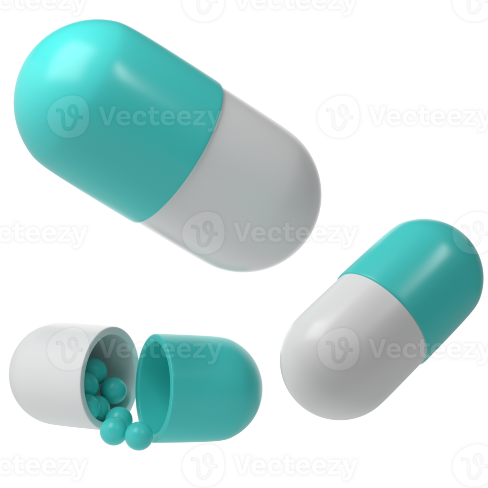 3d render capsule pills drugs medicine healthcare transparent pharmacy icon logo illustration png