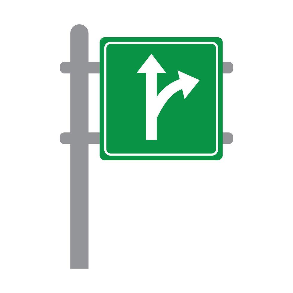 direction signboard icon logo vector design template