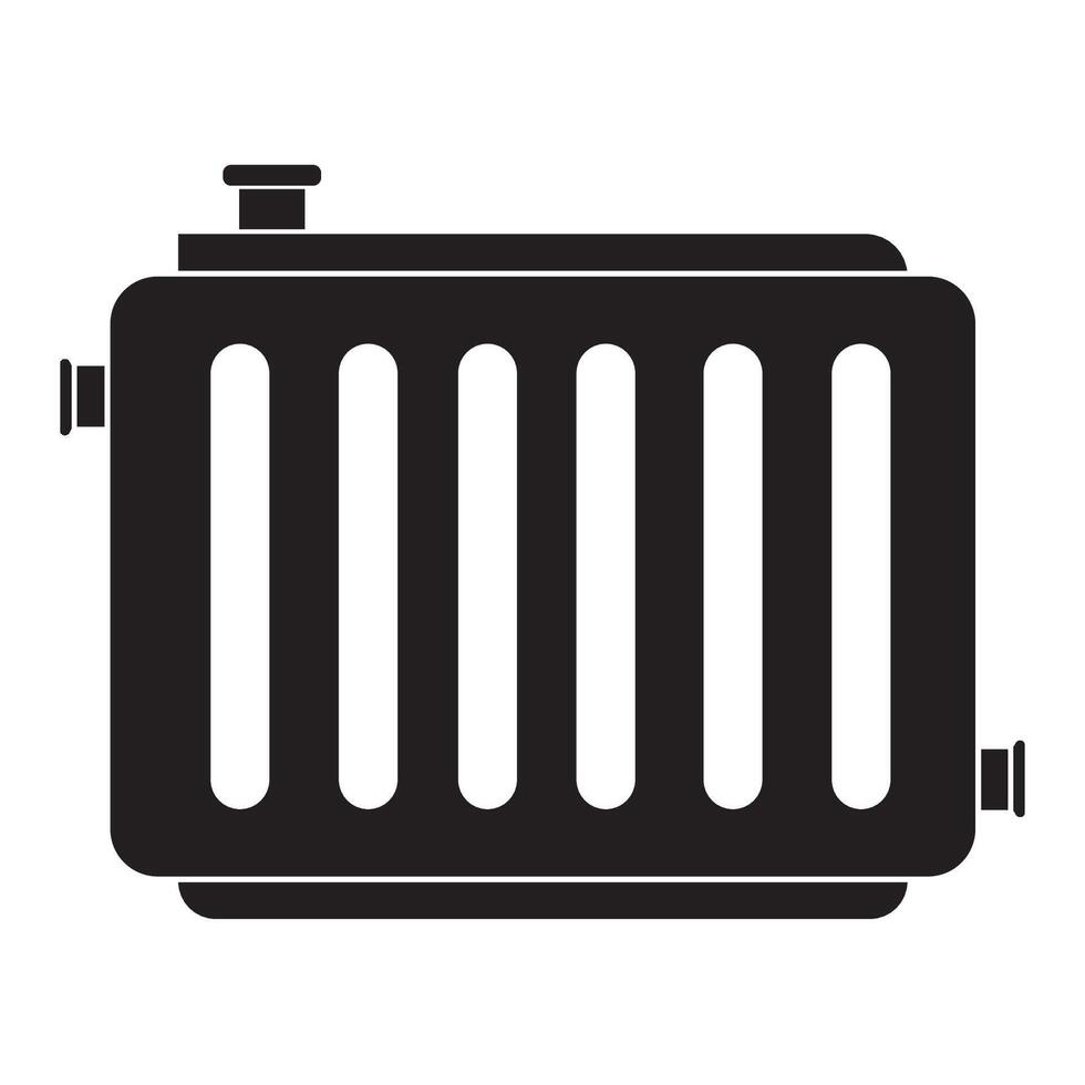 radiator icon logo vector design template