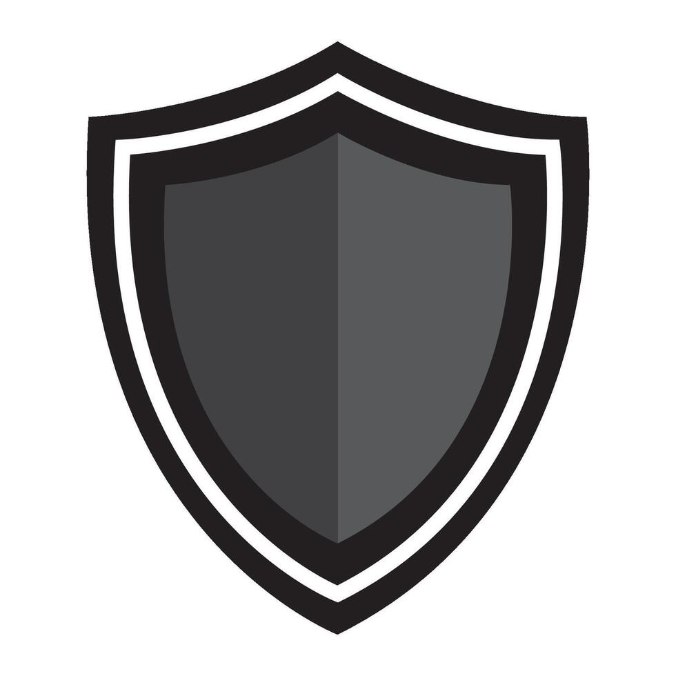 shield icon logo vector design template