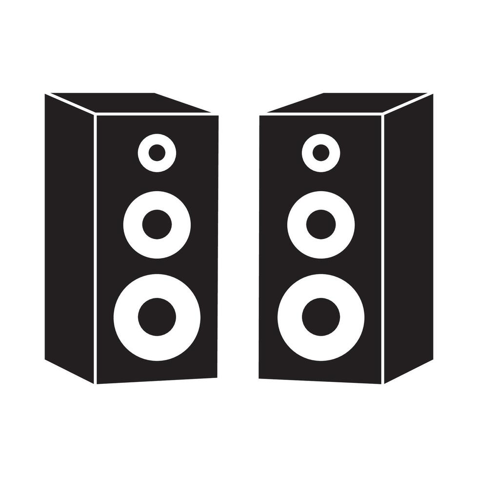 sonido sistema icono logo vector diseño modelo