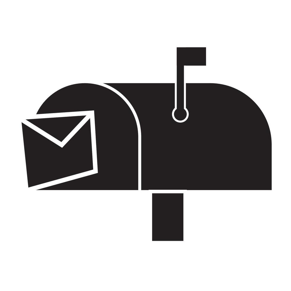 mail box icon logo vector design template