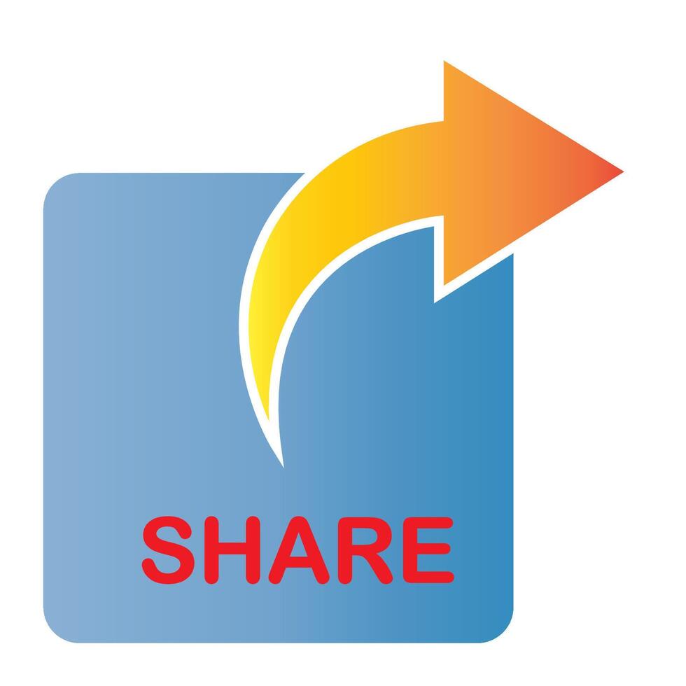 share icon logo vector design template
