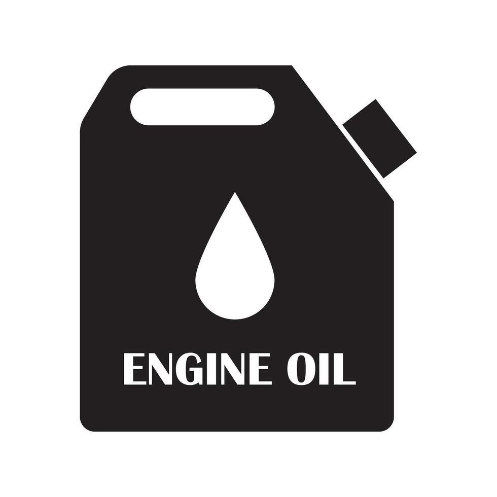 engine oil icon logo vector design template