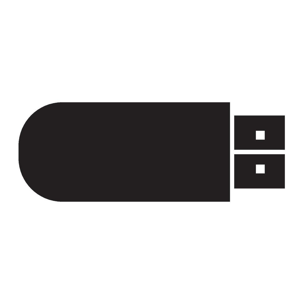 flashdisk icono logo vector diseño modelo