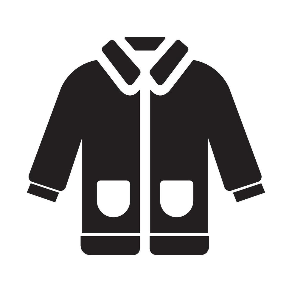 de los hombres chaqueta icono logo vector diseño modelo